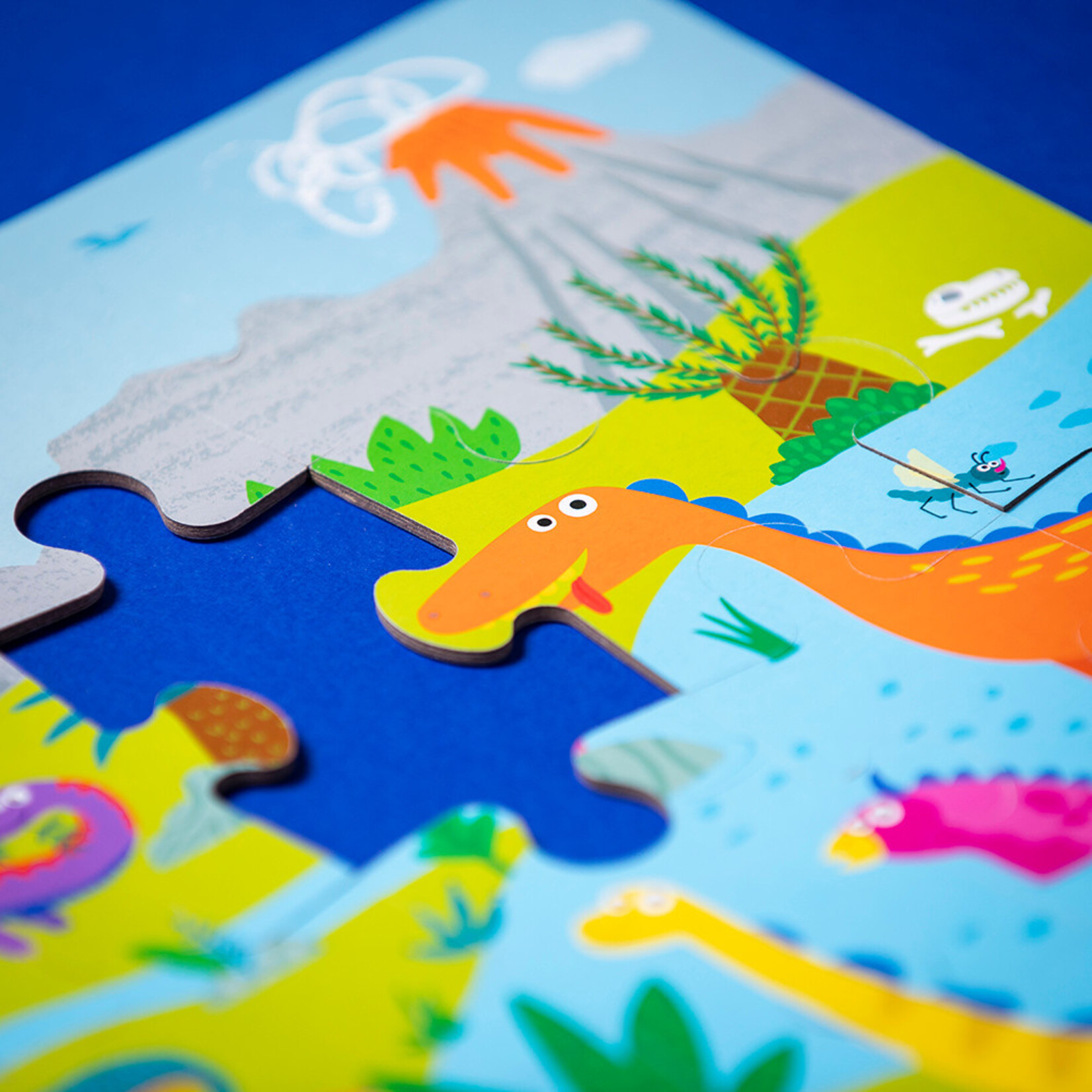 Hey Hugo Dinoroar Double Sided Jigsaw Puzzle 50 pcs