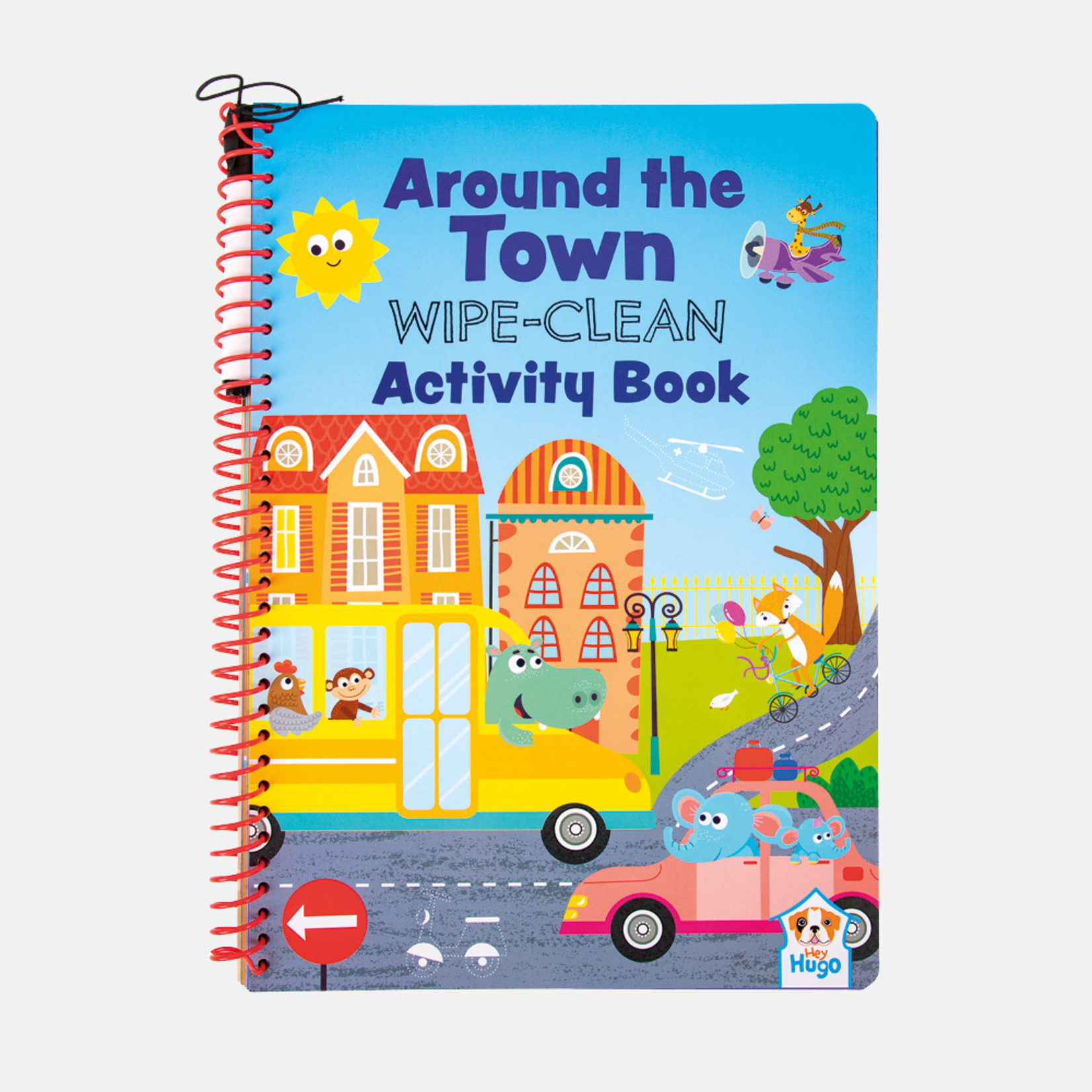 Hey Hugo Around the Town Wipe-Clean Activity Book