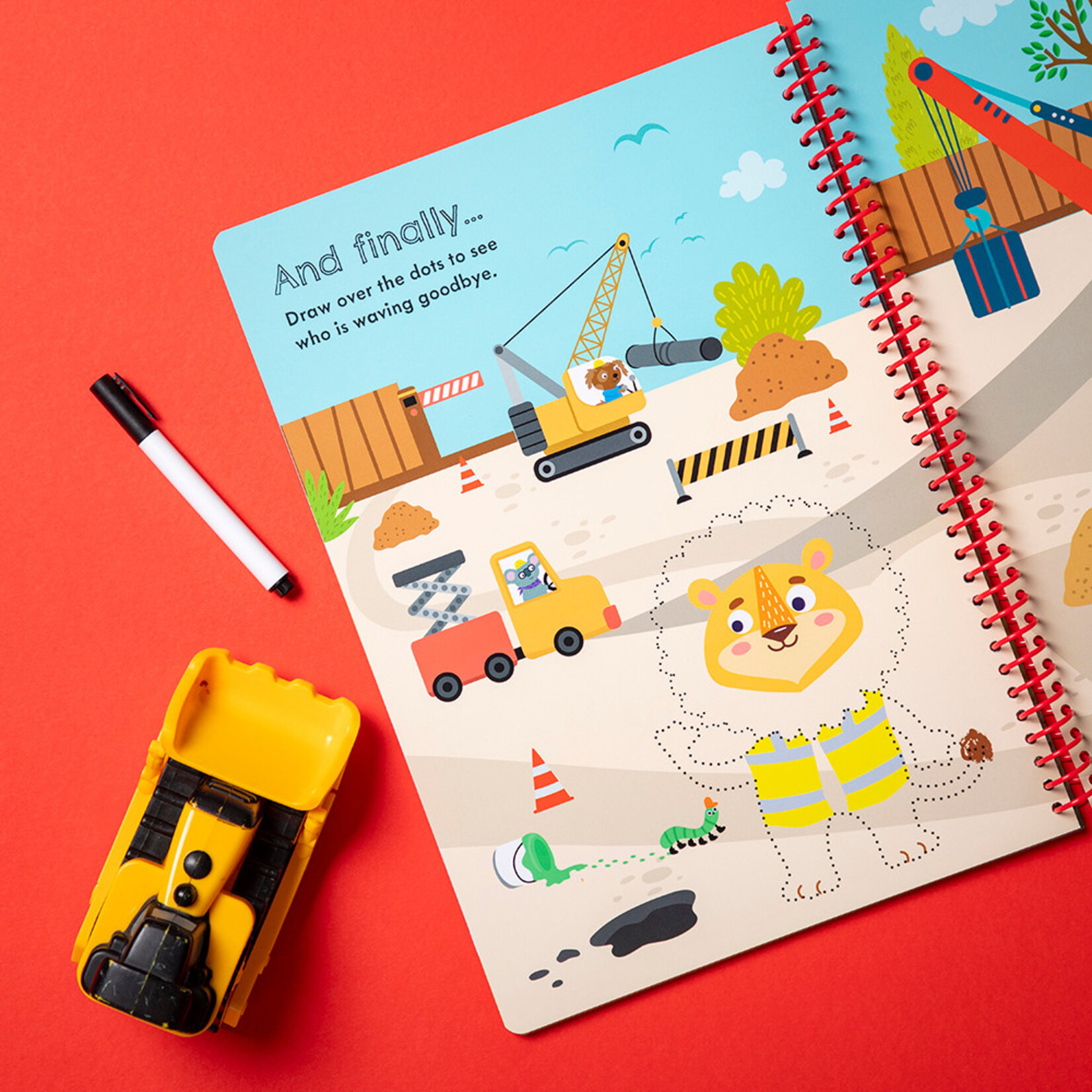 Hey Hugo Around the Town Wipe-Clean Activity Book