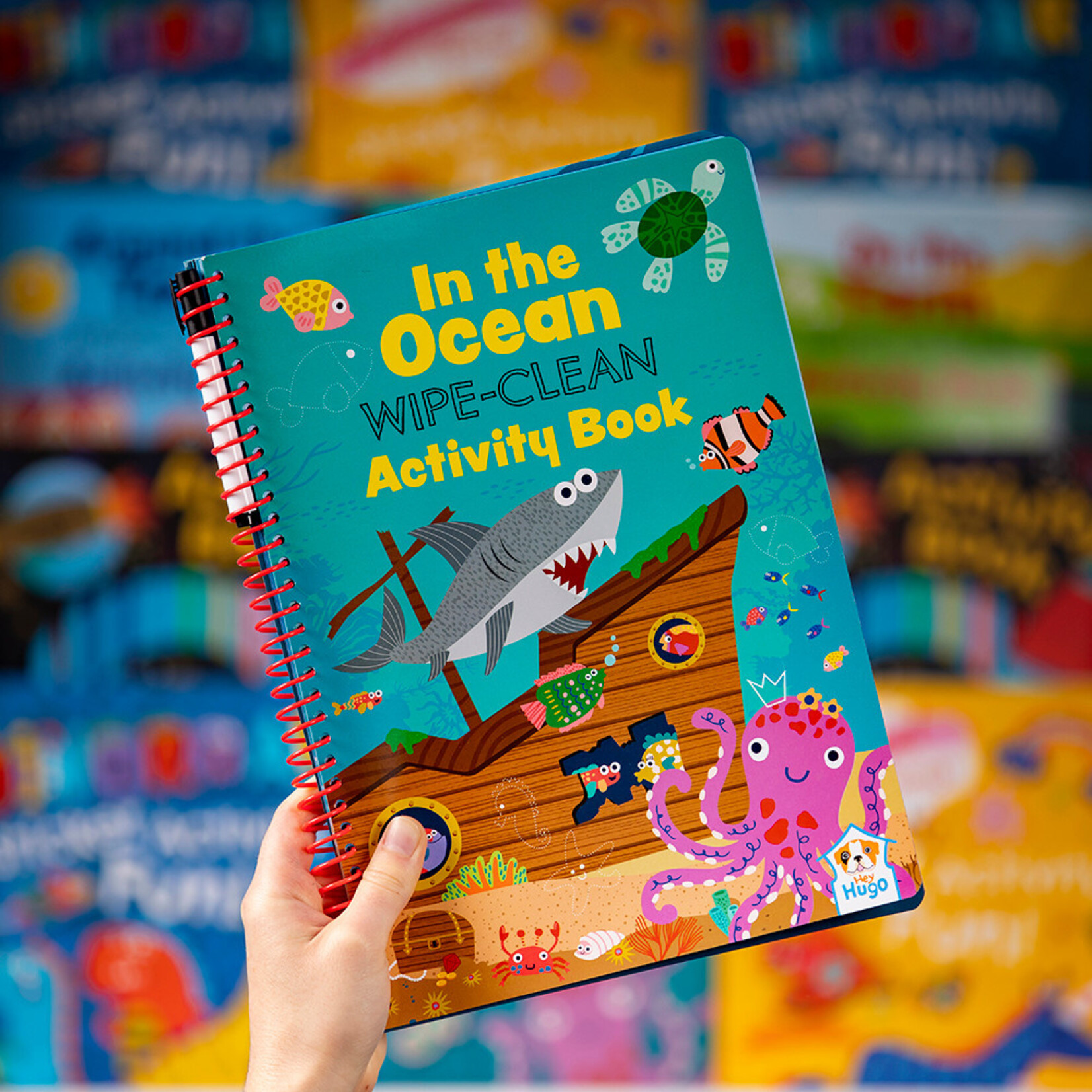 Hey Hugo In the Ocean Wipe-Clean Activity Book