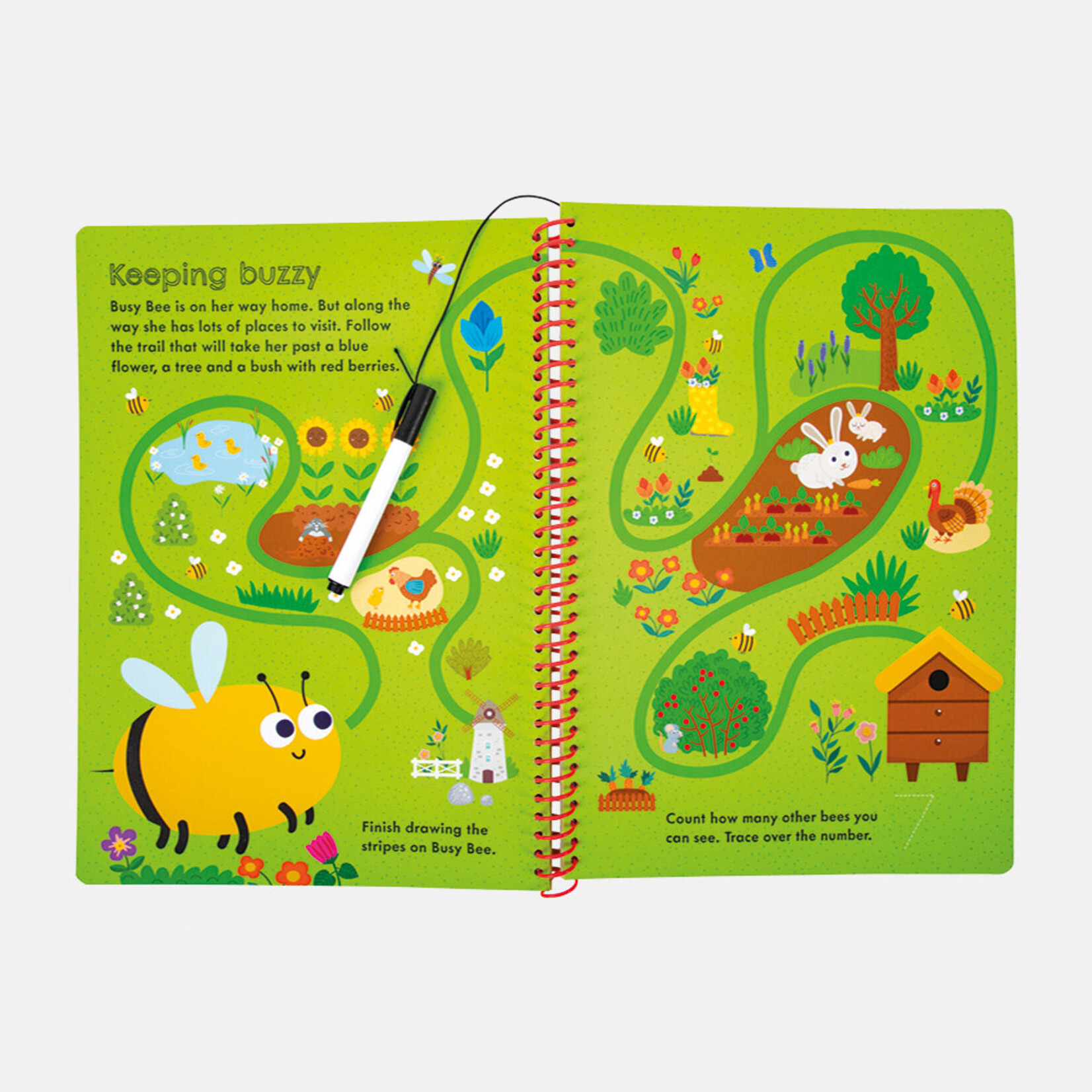 Hey Hugo On the Farm Wipe-Clean Activity Book