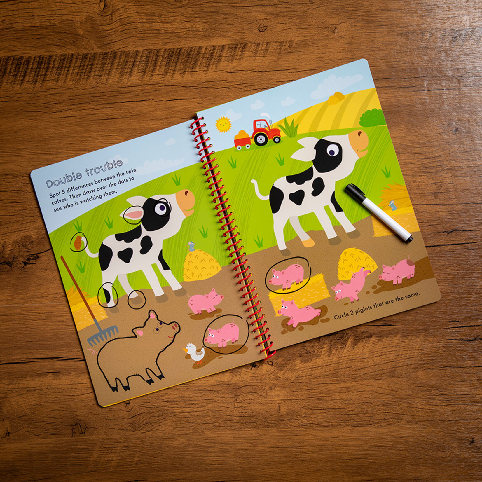 Hey Hugo On the Farm Wipe-Clean Activity Book