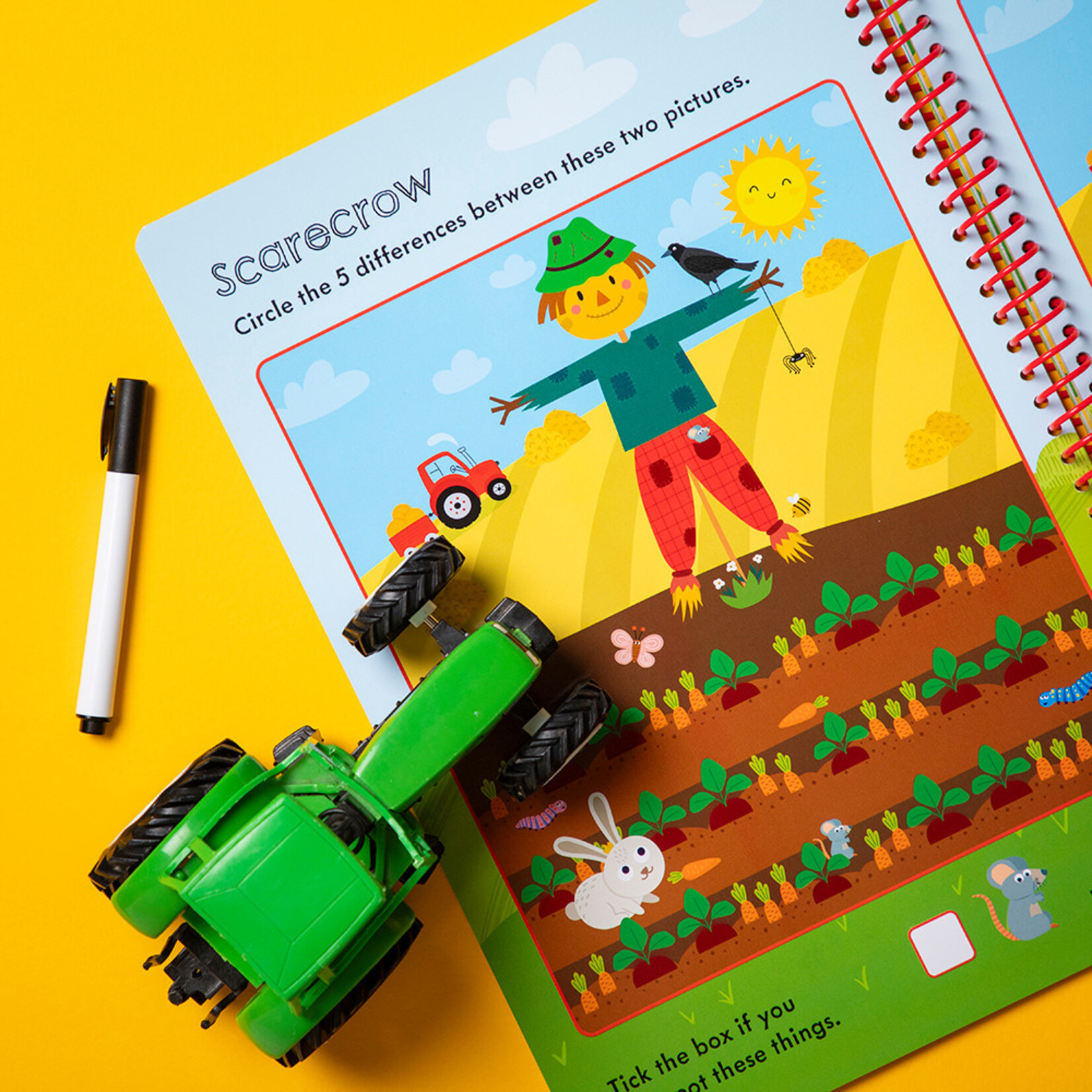 Hey Hugo On the Farm Wipe-Clean Activity Book