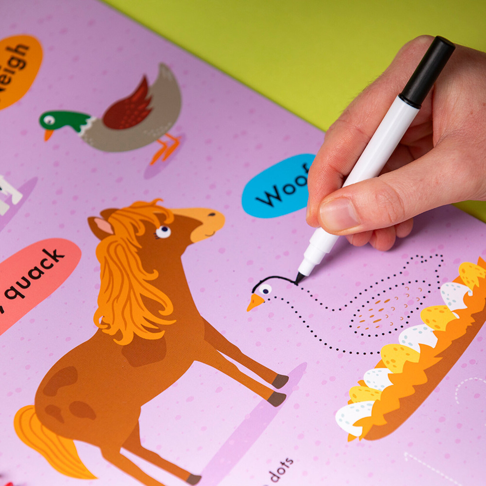 Hey Hugo On the Farm Wipe-Clean Activity Book