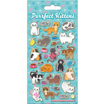 Stickers Purrfect Kittens Sparkle Stickers