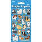 Stickers Playful Puppies Sparkle Stickers