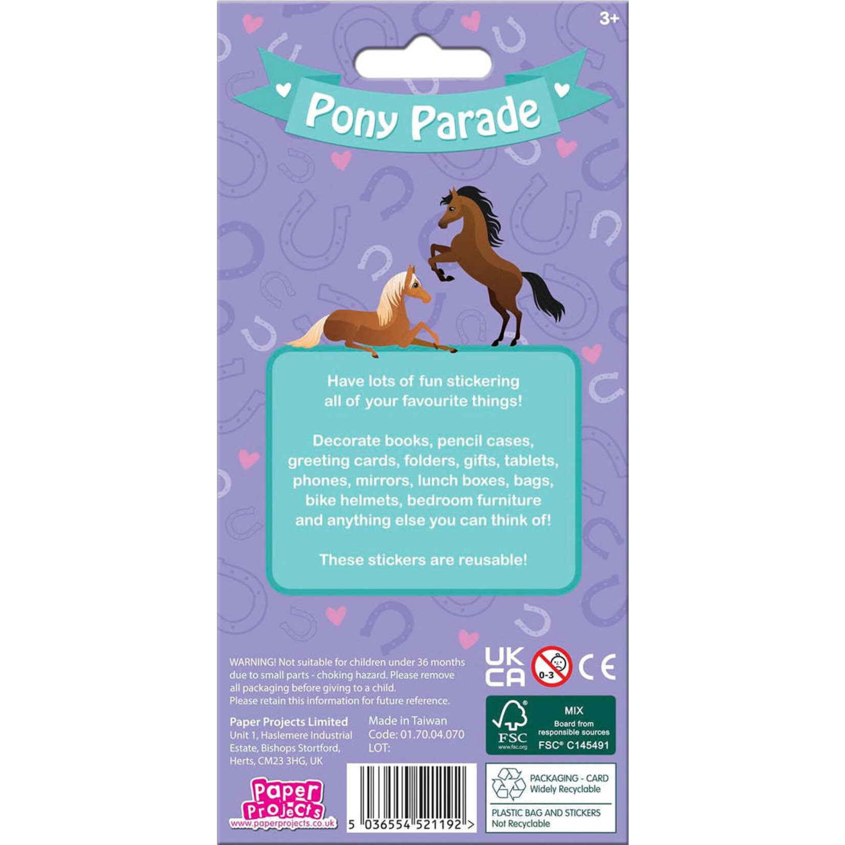 Stickers Pony Parade Sparkle Stickers