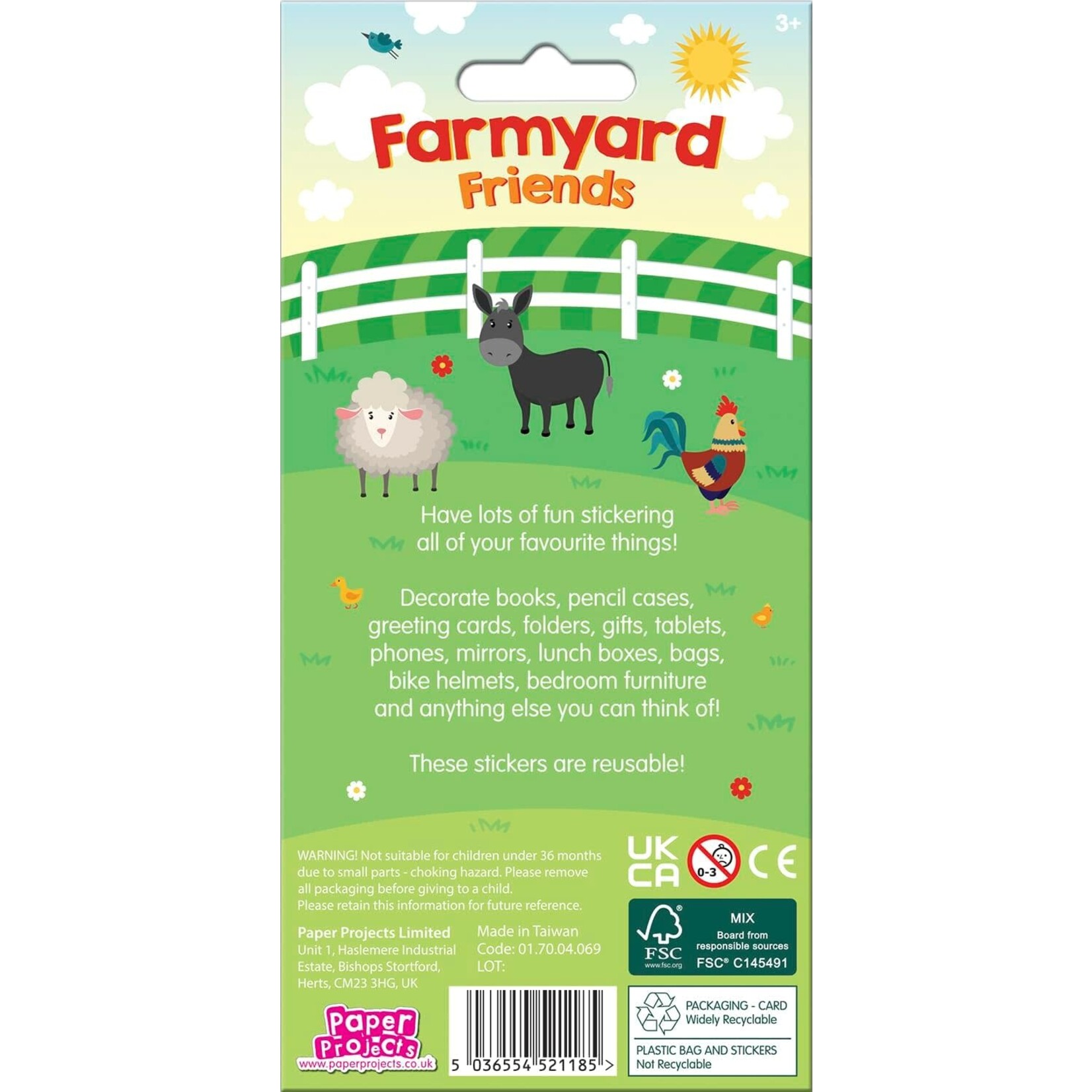 Stickers Farmyard Friends Sparkle Stickers