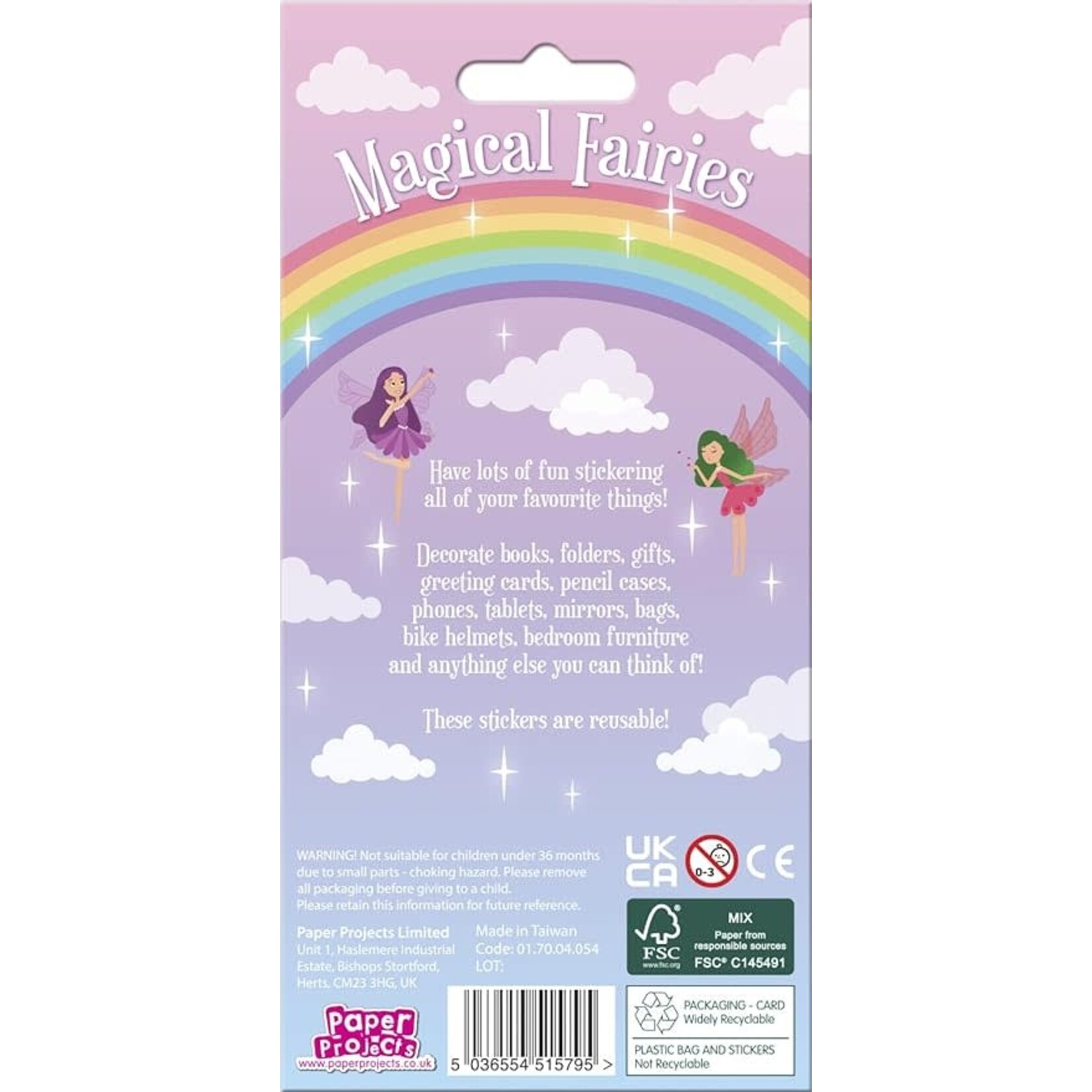 Stickers Magical Fairies Sparkle Stickers