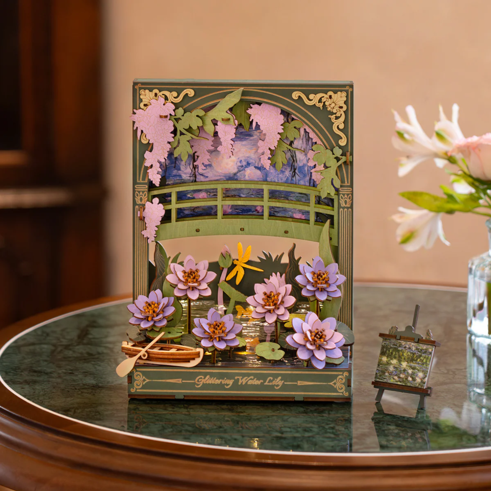 ROWOOD Rowood - Glittering Water Lily Wall Art 3D Wooden Puzzle - TH001