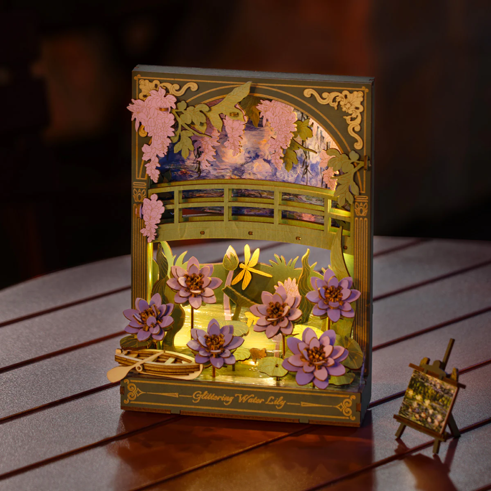 ROWOOD Rowood - Glittering Water Lily Wall Art 3D Wooden Puzzle - TH001