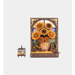 ROWOOD Rowood - Golden Sunflower Wall Art 3D Wooden Puzzle - TH002
