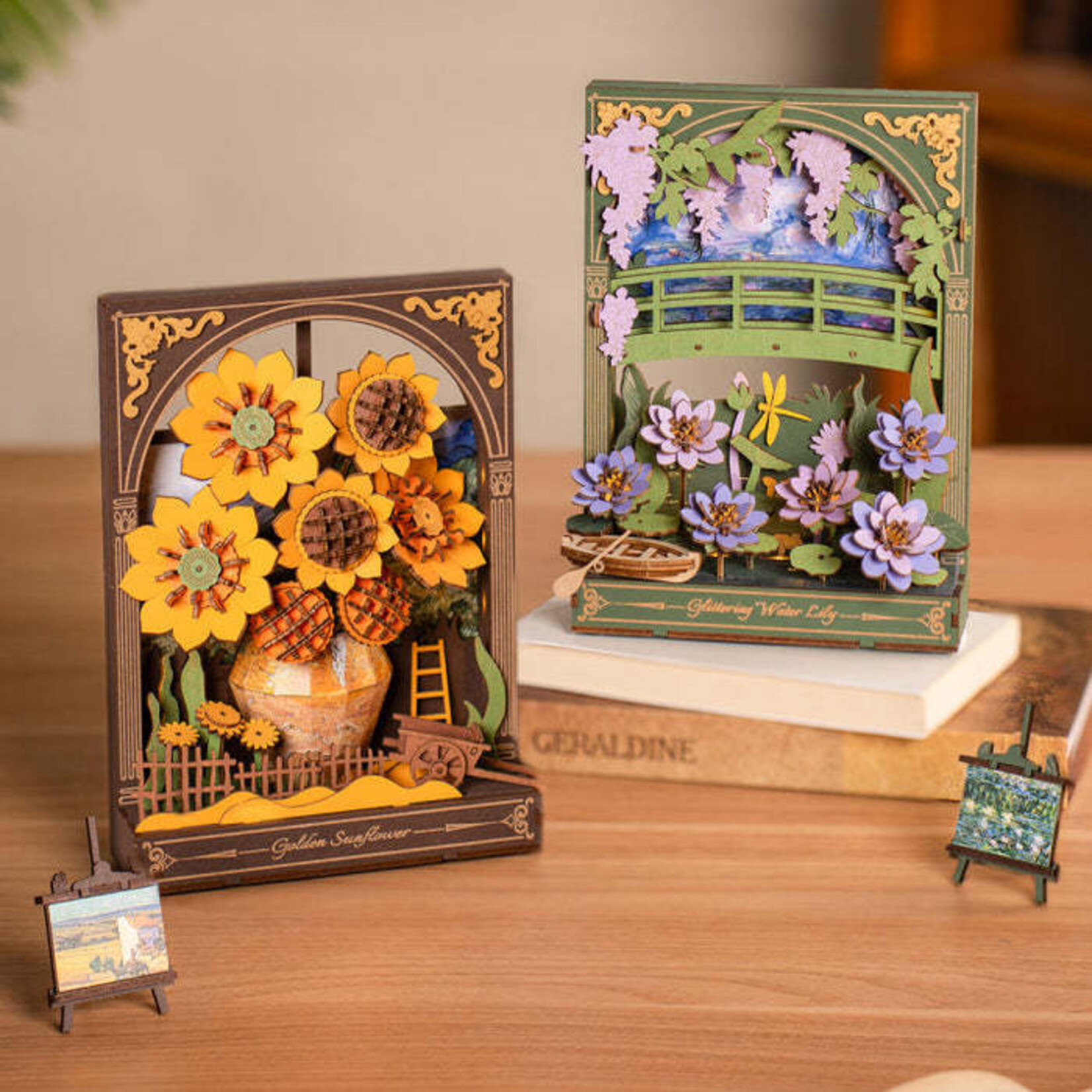 ROWOOD Rowood - Golden Sunflower Wall Art 3D Wooden Puzzle - TH002