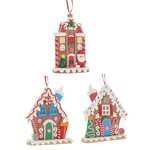 Shudehill Giftware Christmas Cookie Gingerbread House Front - 3 assorted, sold separately