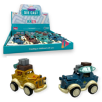 Die-cast 9cm Retro Holiday HotRod Car