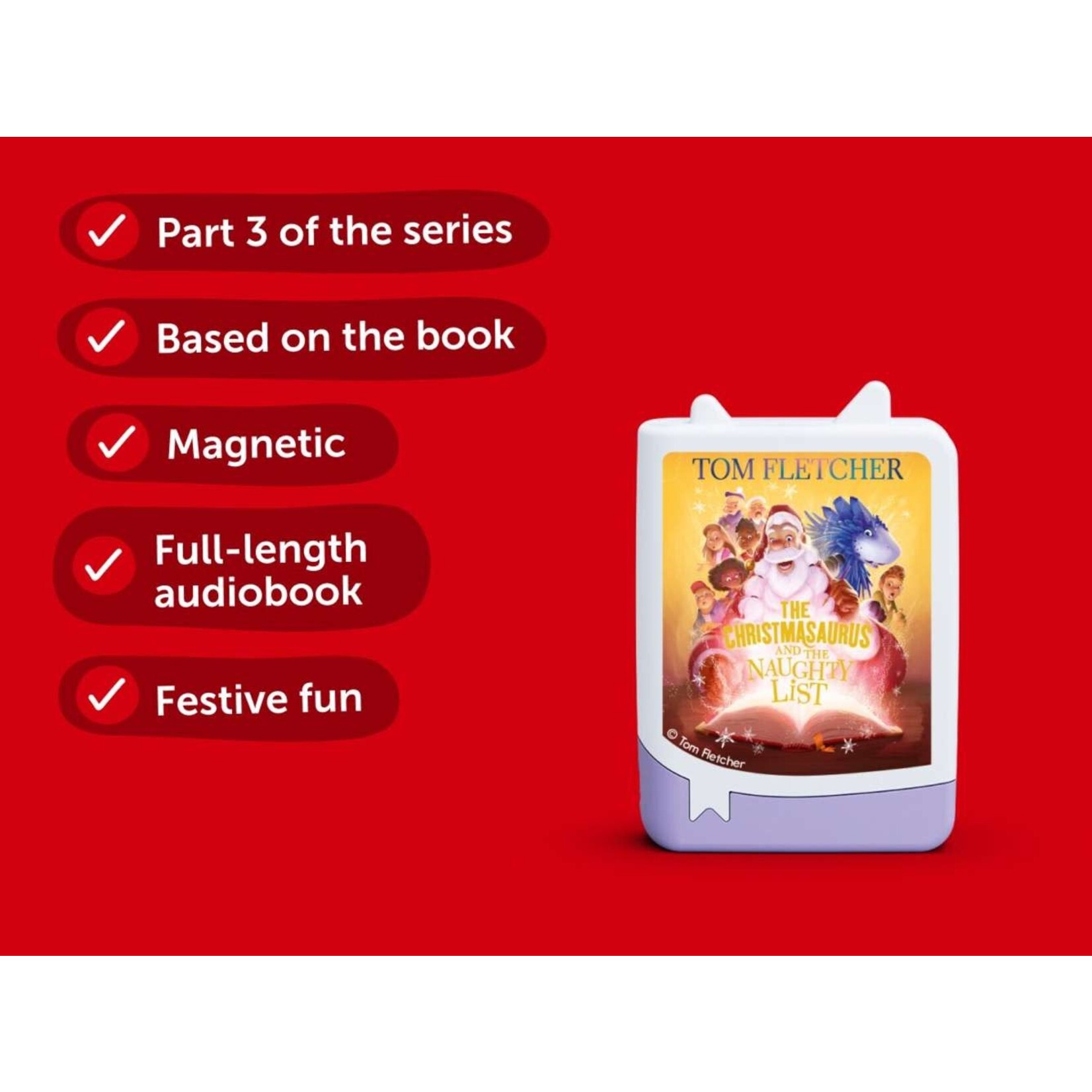 Clever Tonies Tom Fletcher - The Christmasaurus and the Naughty List - Tonies Audiobook