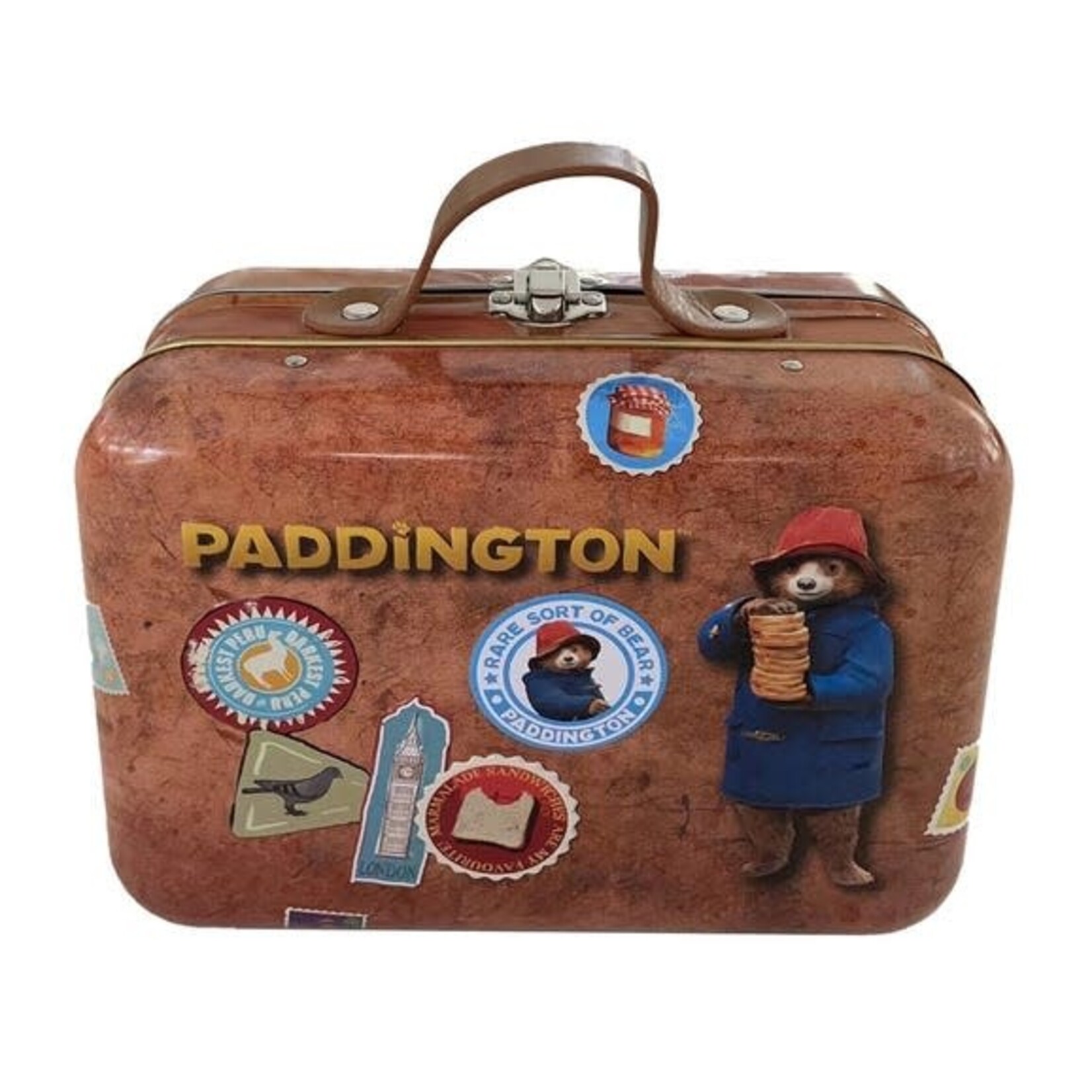 Paddington Paddington Bear Cookies Suitcase Tin (Brown) Tea & Shortbread Biscuits