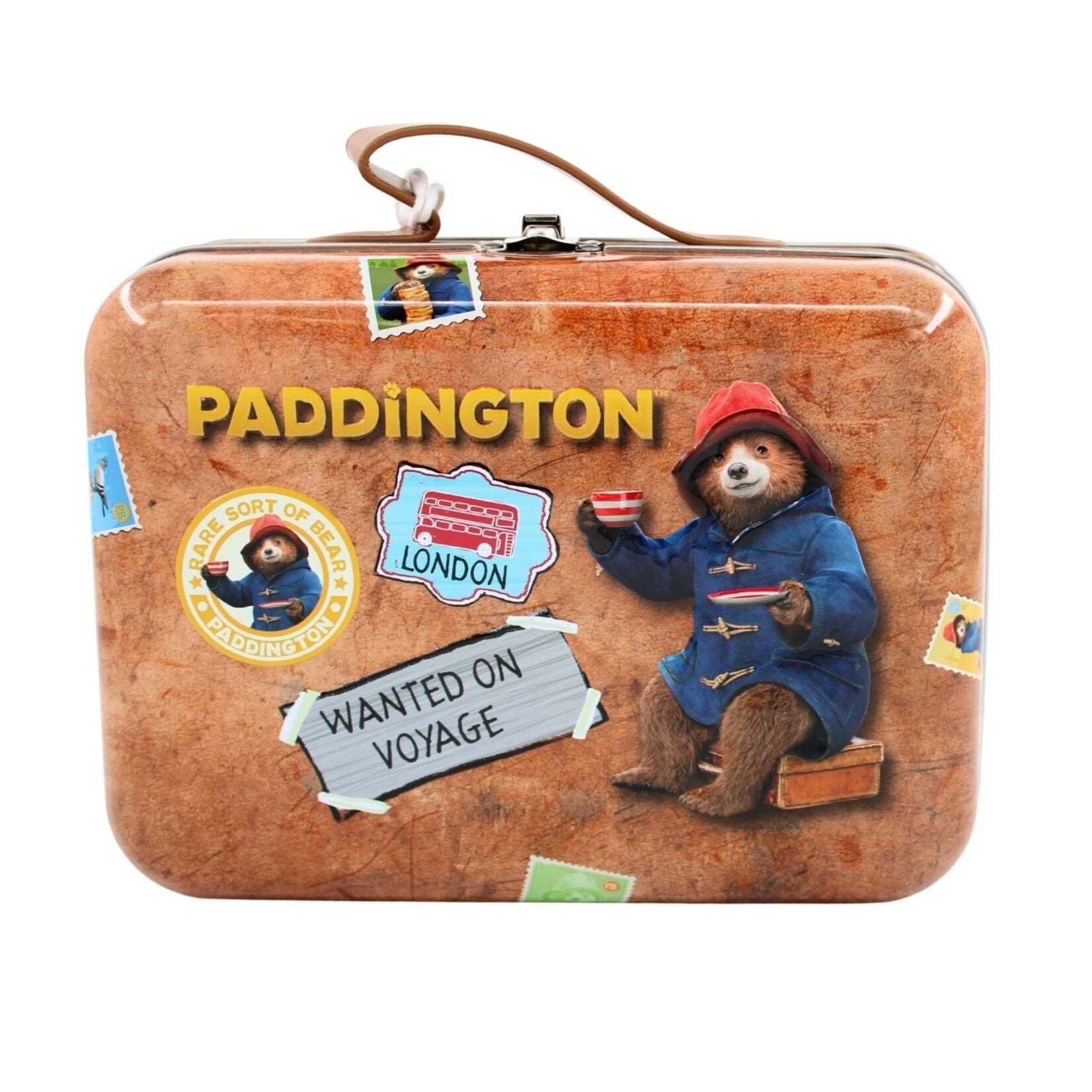 Paddington Paddington Bear Cookies Suitcase Tin (Brown) Tea & Shortbread Biscuits