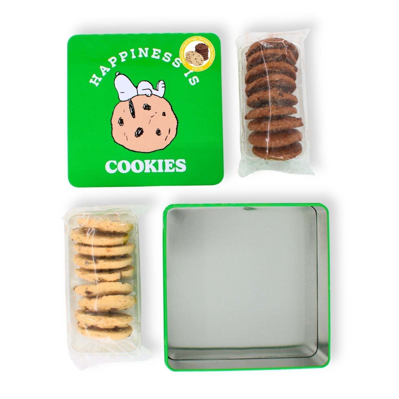 Snoopy Peanut & Snoopy’s Chocolate Chip & Orange Chip Cookies Gift Tin