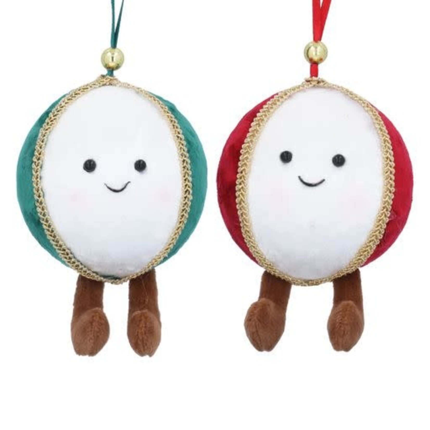 Fabric Smiling Ball Hanging Decoration ( 2 colours, sold separately )