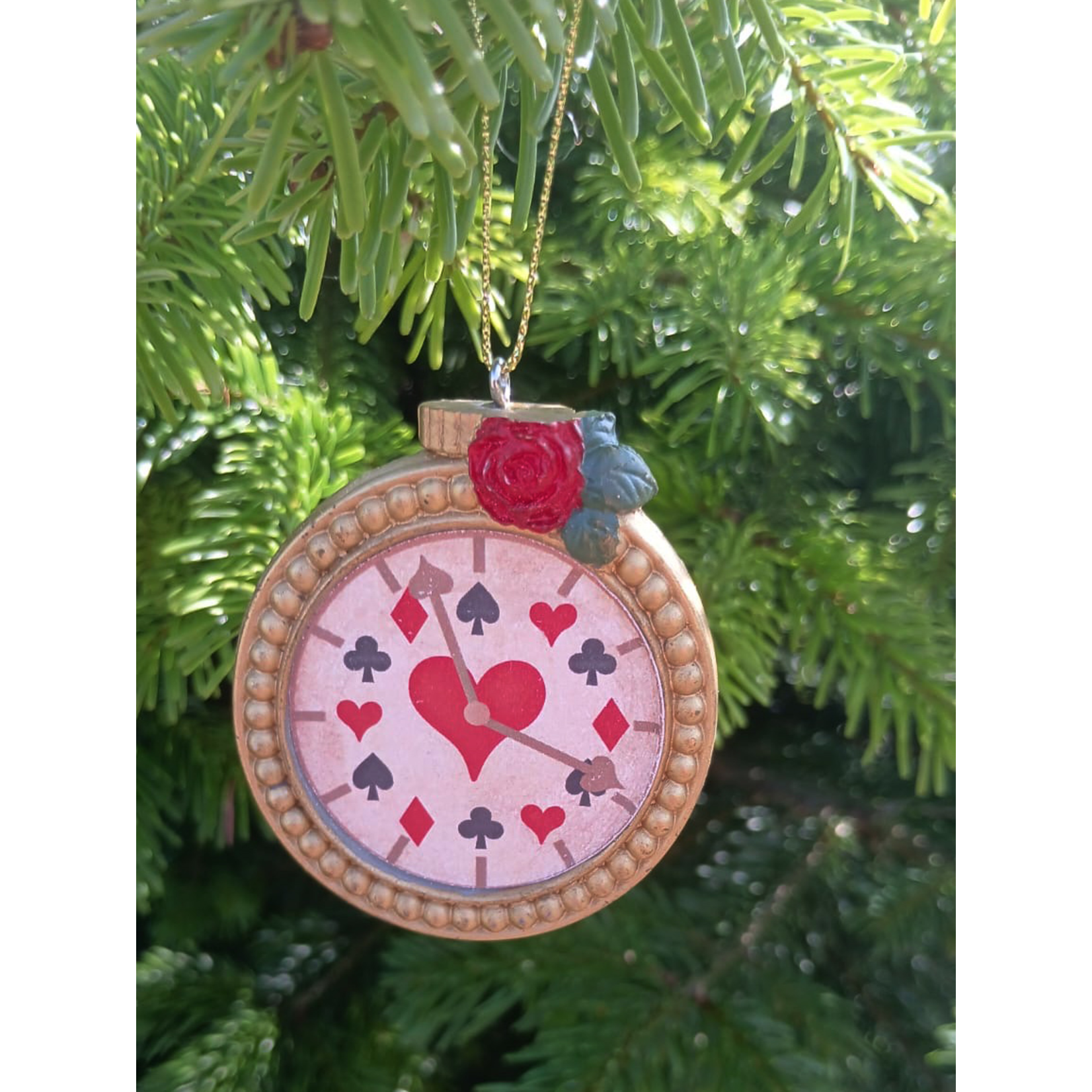 Alice in Wonderland Resin Alice / White Rabbit Pocket Watch Hanging Decoration ( 2 designs, sold separately )