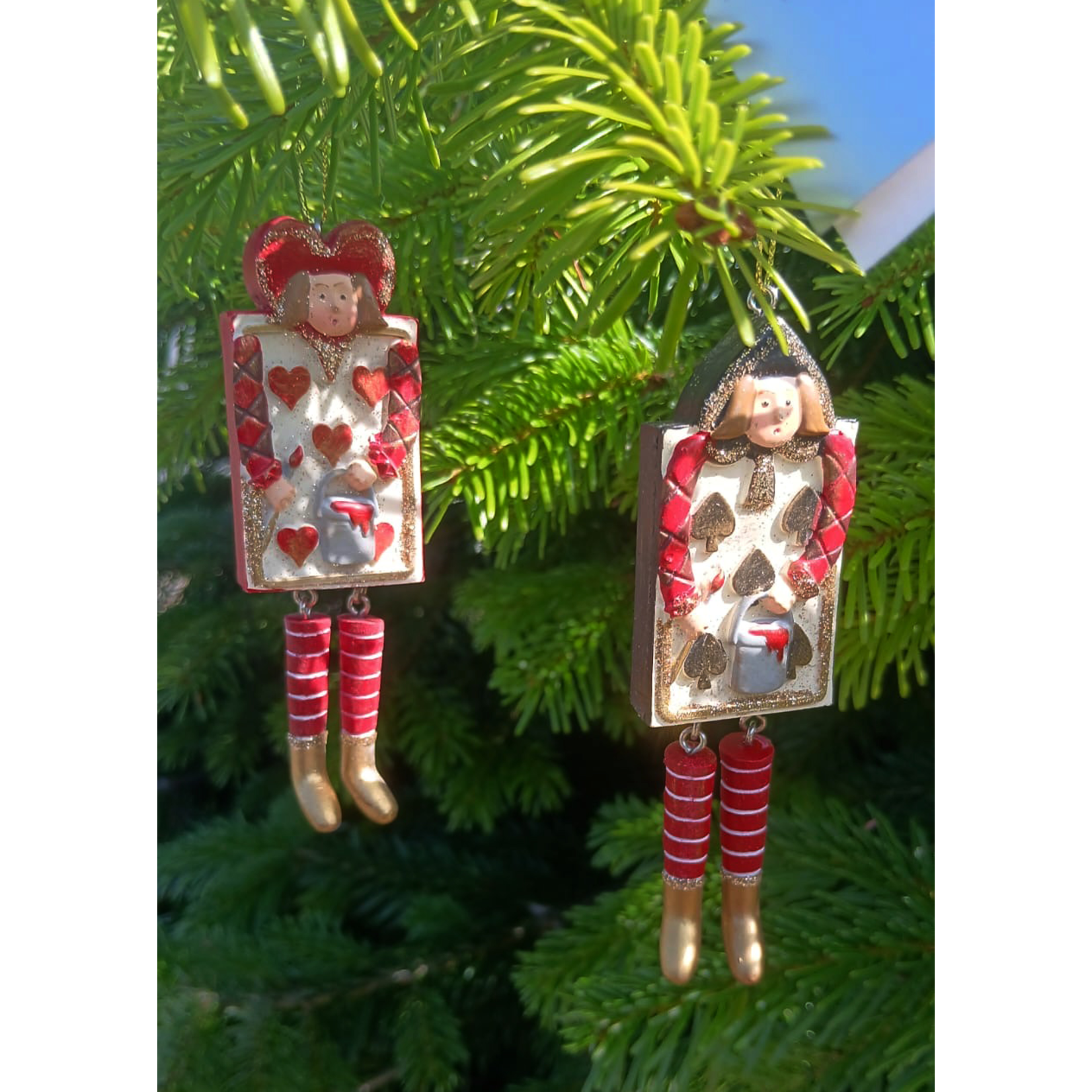Alice in Wonderland Resin Playing Cards Men Hanging Decoration (2 designs, sold separately )