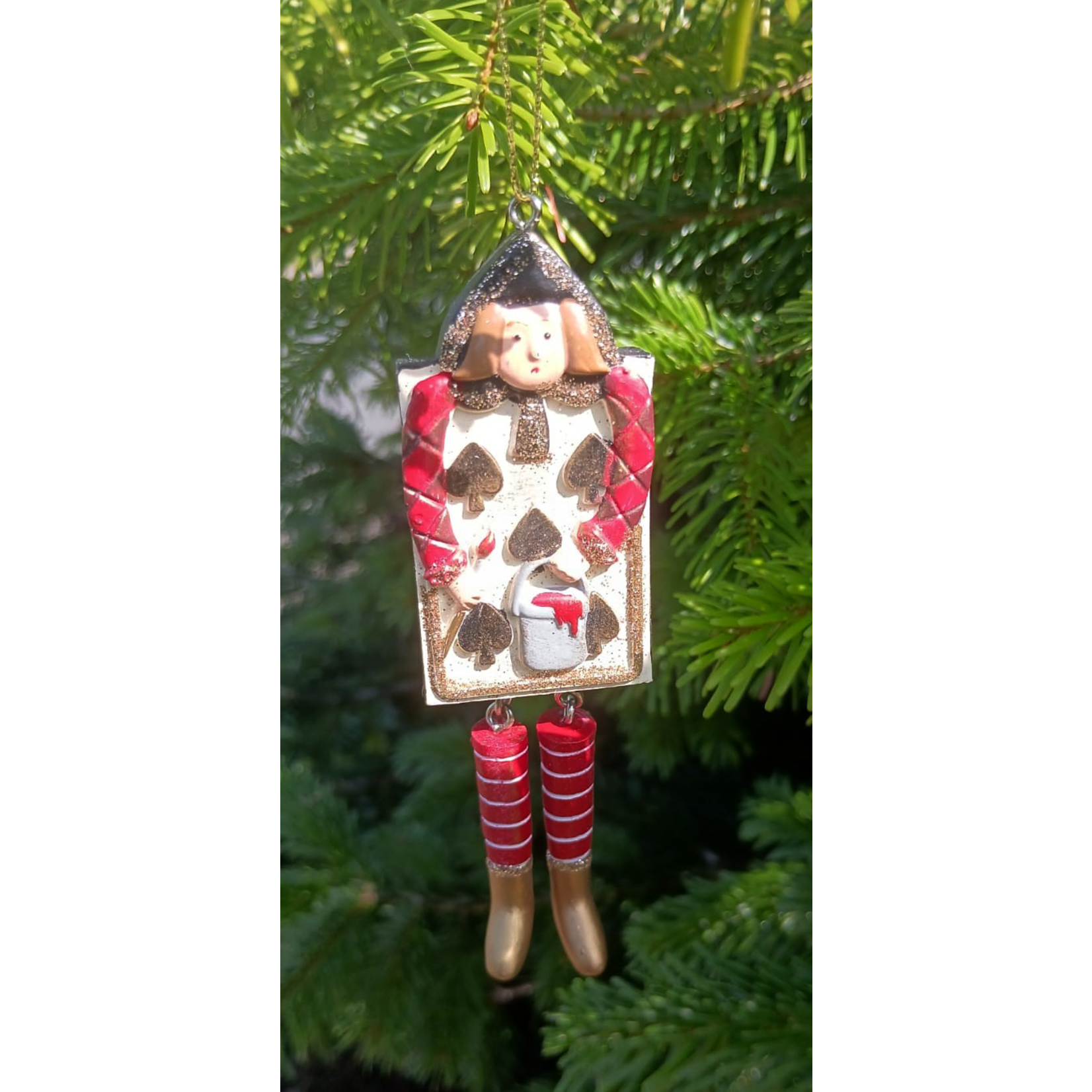 Alice in Wonderland Resin Playing Cards Men Hanging Decoration (2 designs, sold separately )