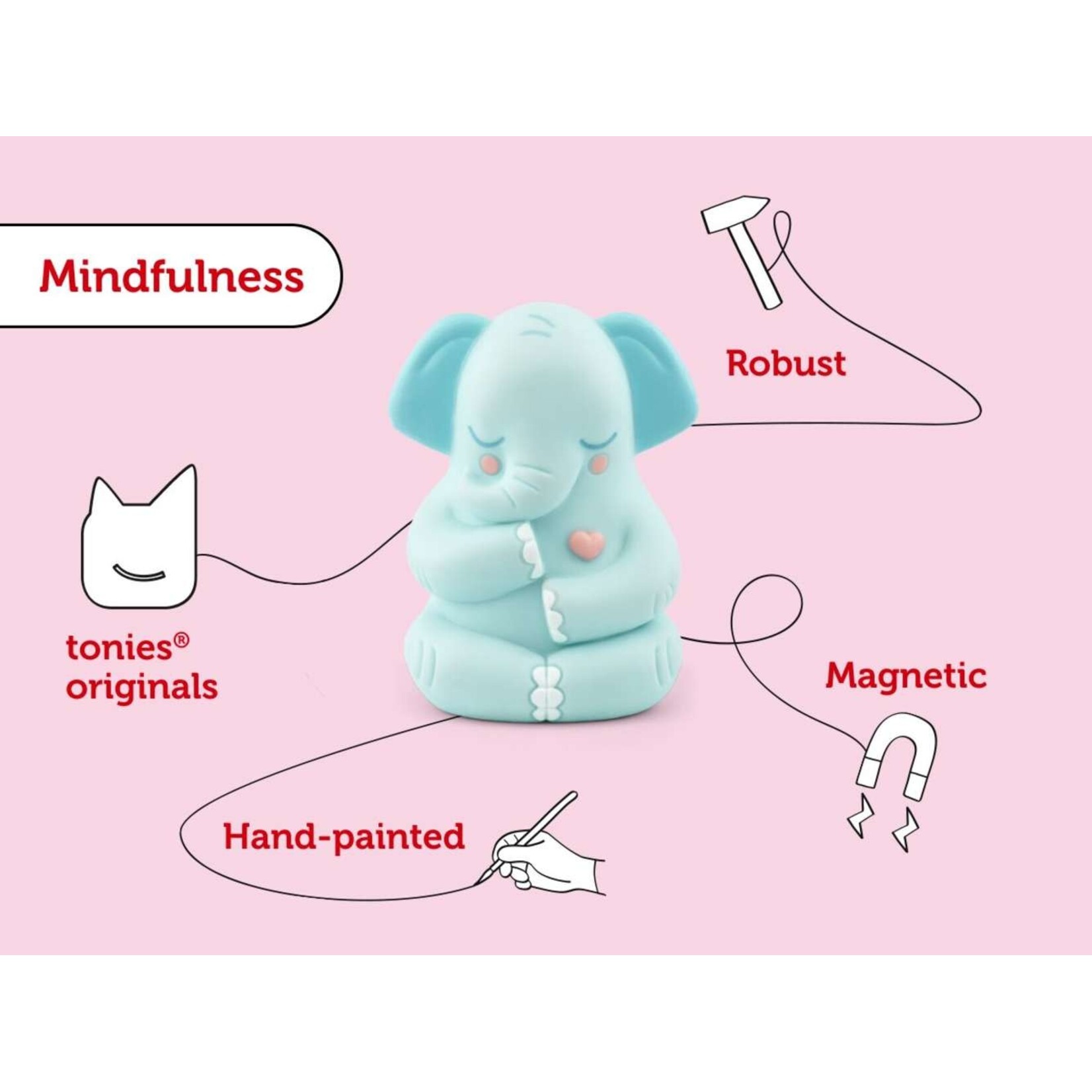 Tonies Mindfulness Affirmations with Greta the Elephant - Tonies Audiobook
