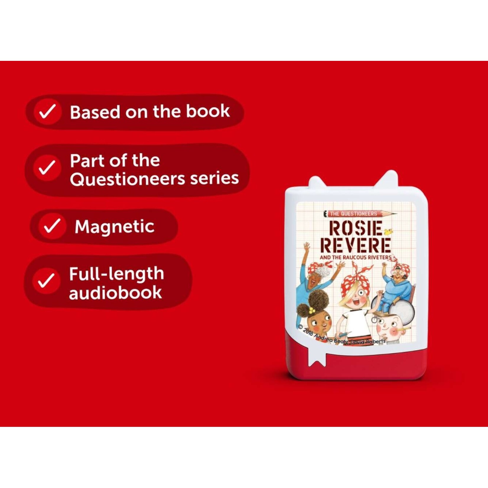 Clever Tonies Rosie Revere and the Raucous Riveters Tonies Audiobook