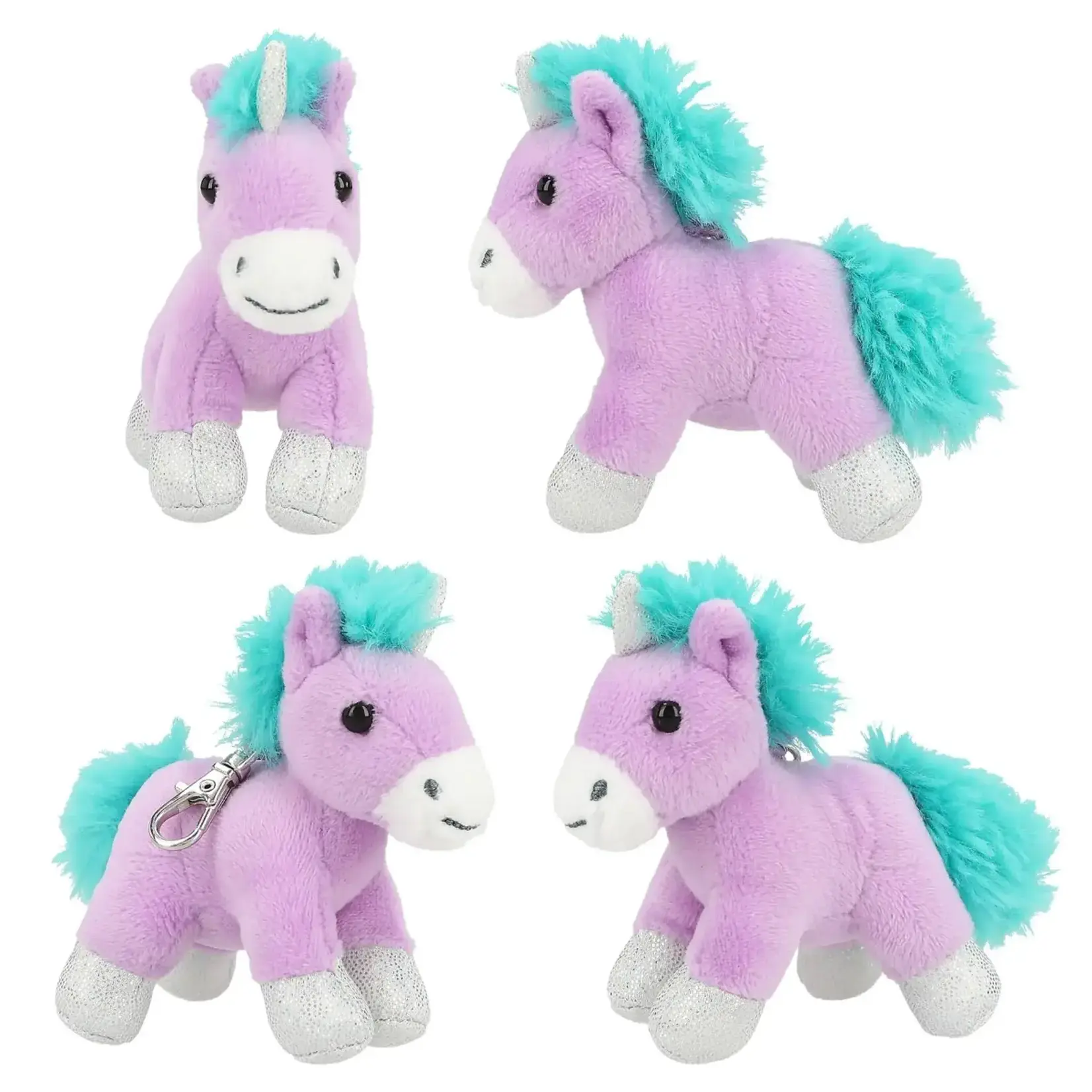 Ylvi Ylvi Unicorn Plush Purple Unicorn Bag Charm