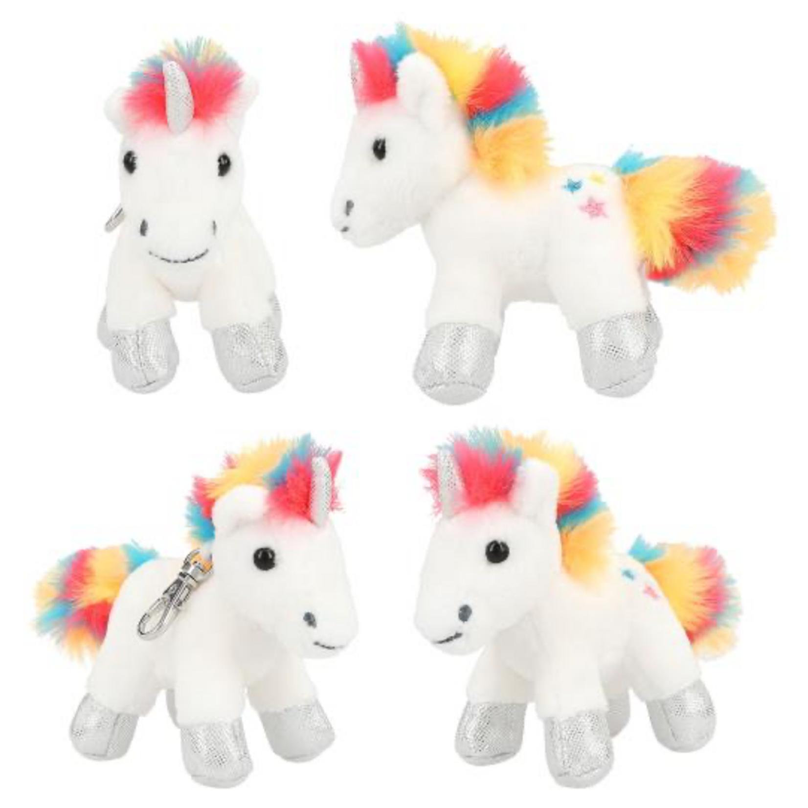 Ylvi Ylvi Unicorn Plush Rainbow Bag Charm