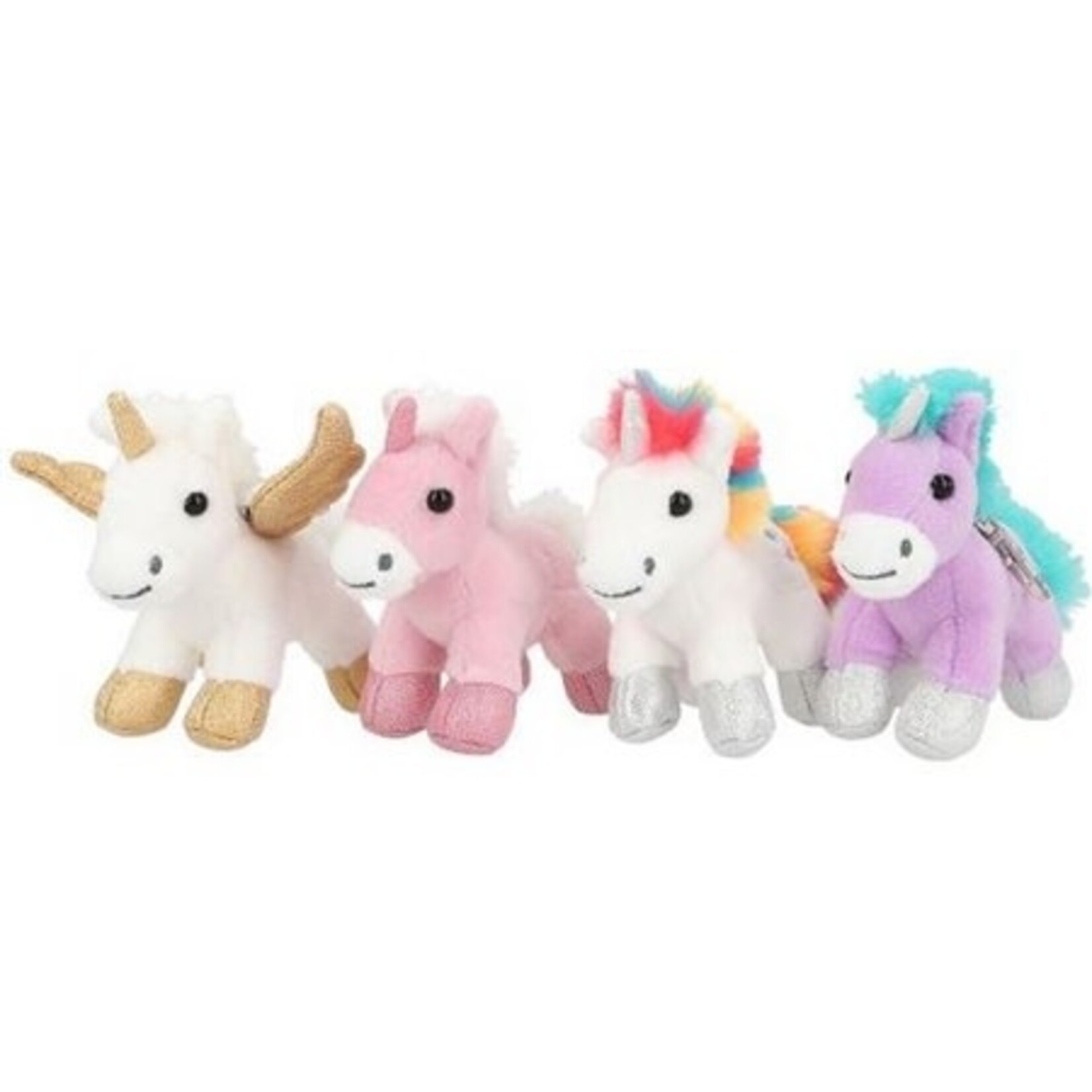 Ylvi Ylvi Unicorn Plush Gold and glitter Bag Charm