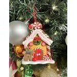 Gingerbread LED House with Gingerbread Man - Small