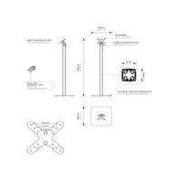 Beeldscherm standaard telescopisch ->22"