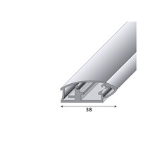 Kliklijst aluminium A1 BiColor