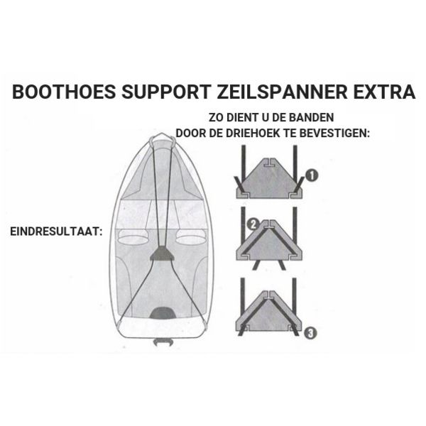 Zeilspanner Bootzeil Support Pole Extra