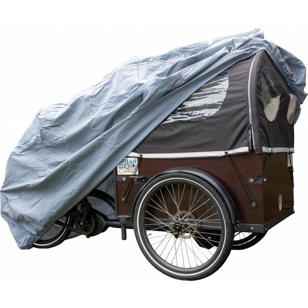 Popal Cangoo bakfiets hoes is een universele hoes voor Popal Cangoo bakfietsen, De hoes biedt all-weather bescherming en heeft een gewicht van 350 gram per m2, wat betekent dat hij van een zeer stevige en zware kwaliteit is