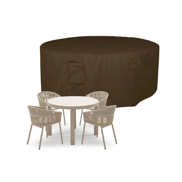 Tuinsethoes rond 600D Luxe Donker Bruin