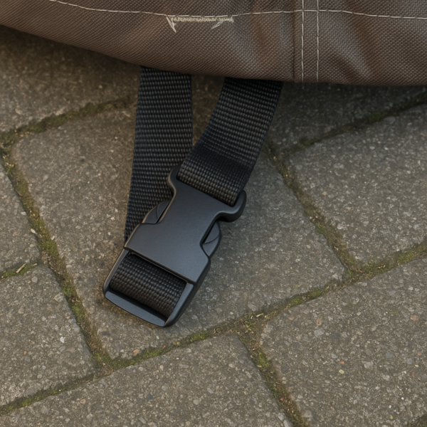 Tuinstoelhoes 600D Luxe Donker Bruin