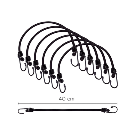 Accessoires Set van 6 Snelbinders Elastiek