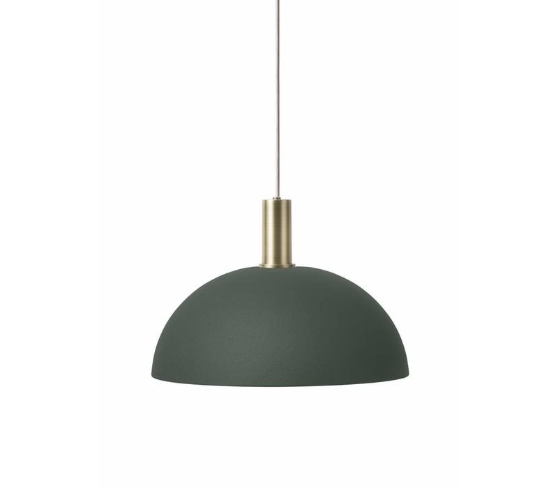 ferm LIVING Dome Hanglamp Socket Low Brass - Dome Shade