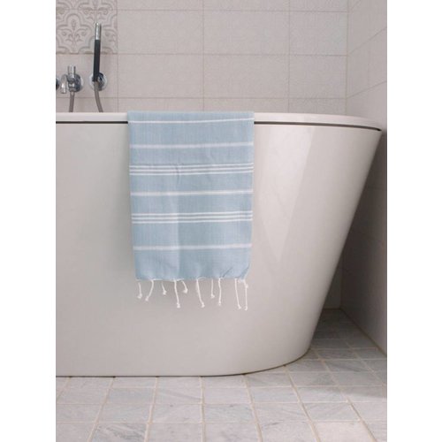 Ottomania hammam handdoek Ottomania 50x100cm zeegroen Ottomania hammam handdoek Ottomania 50x100cm zeegroen