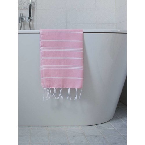 Ottomania hammam handdoek Ottomania 50x100cm poederroze Ottomania hammam handdoek Ottomania 50x100cm poederroze