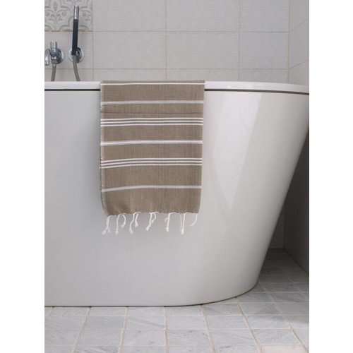 Ottomania hammam handdoek Ottomania 50x100cm olijfgroen Ottomania hammam handdoek Ottomania 50x100cm olijfgroen