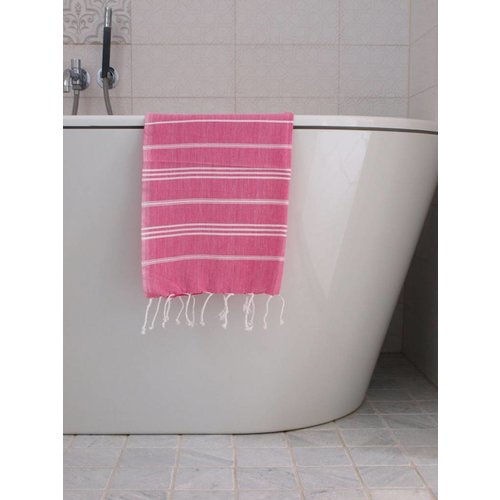 Ottomania hammam handdoek Ottomania 50x100cm fuchsia Ottomania hammam handdoek Ottomania 50x100cm fuchsia