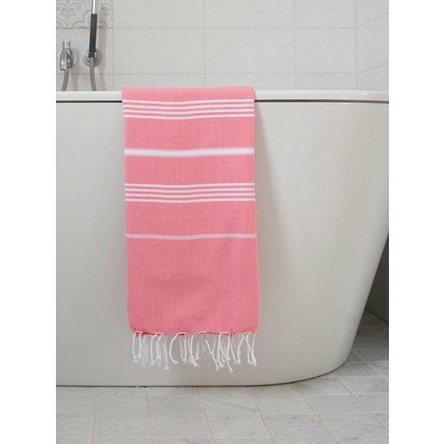 Ottomania Hamamdoek Ottomania 100 x 170 cm zuurstokroze Ottomania Hamamdoek Ottomania 100 x 170 cm zuurstokroze