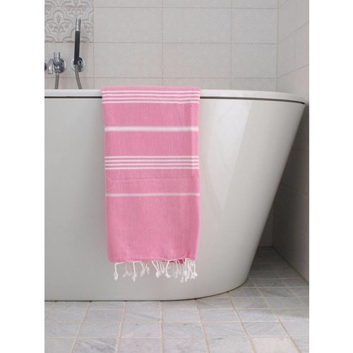 Ottomania Hamamdoek Ottomania 100 x 170 cm sorbetroze Ottomania Hamamdoek Ottomania 100 x 170 cm sorbetroze