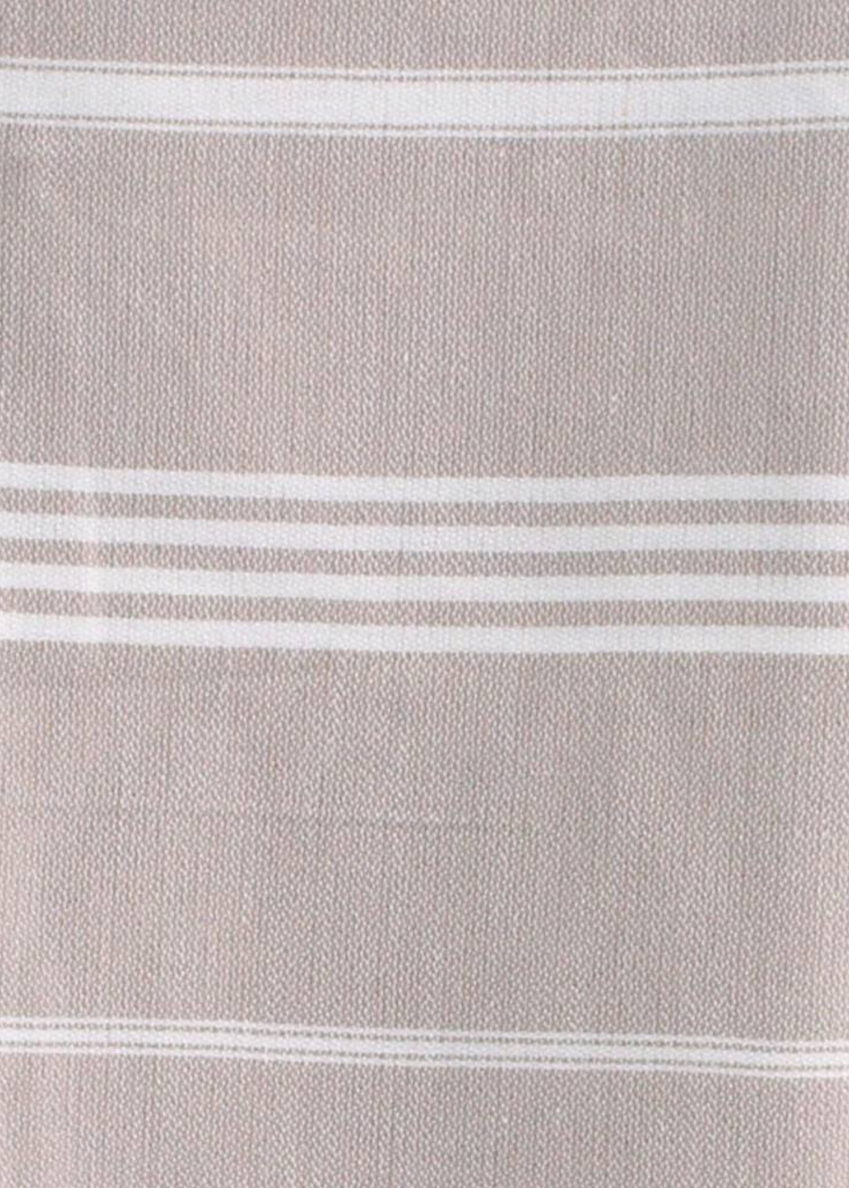 Ottomania Hamamdoek Ottomania 100 x 170 cm grijsbeige - hamamdoek medium