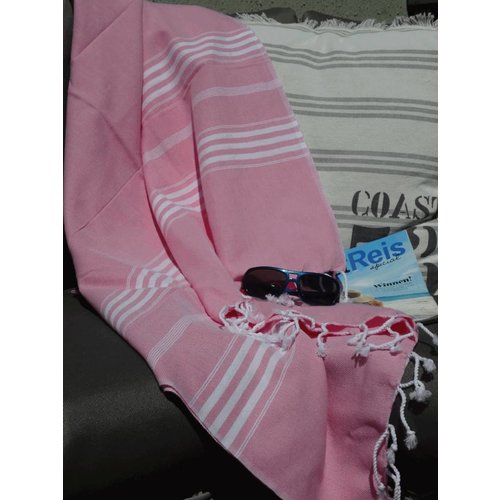 Ottomania Hamamdoek Ottomania 100 x 210 cm sorbetroze Ottomania Hamamdoek Ottomania 100 x 210 cm sorbetroze
