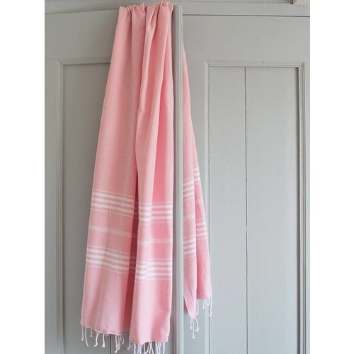 Ottomania Hamamdoek Ottomania 100 x 210 cm poederroze Ottomania Hamamdoek Ottomania 100 x 210 cm poederroze